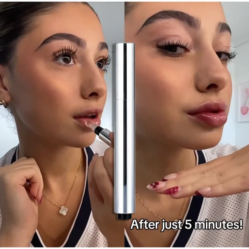Lip Plumper Long-lasting Gentle Plumps Lips Moisturizes Lips Plumps With Plant Extracts High Quality Lip Plumping Serum Lip Care