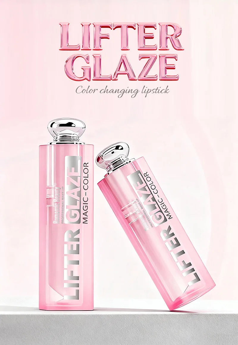 Color-Changing Lip Gloss - Hydrating & Non-Greasy Tinted Lip Oil, Mirror Shine & Plumping Effect, Moisturizing Reviving Lip Care