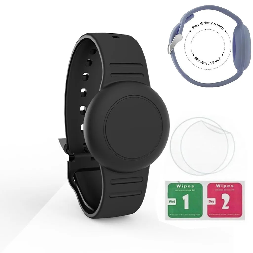 Waterproof Airtag Bracelet for Kids Soft Nylon Hidden Air Tag Wristband Full Cover Lightweight  Band for Toddler Child