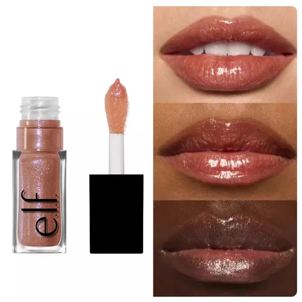 Glow Reviver Lip Oil High Shine Pearl Lip Glaze Glitter Moisturizing, Quick-Drying Non-staining Long Lasting