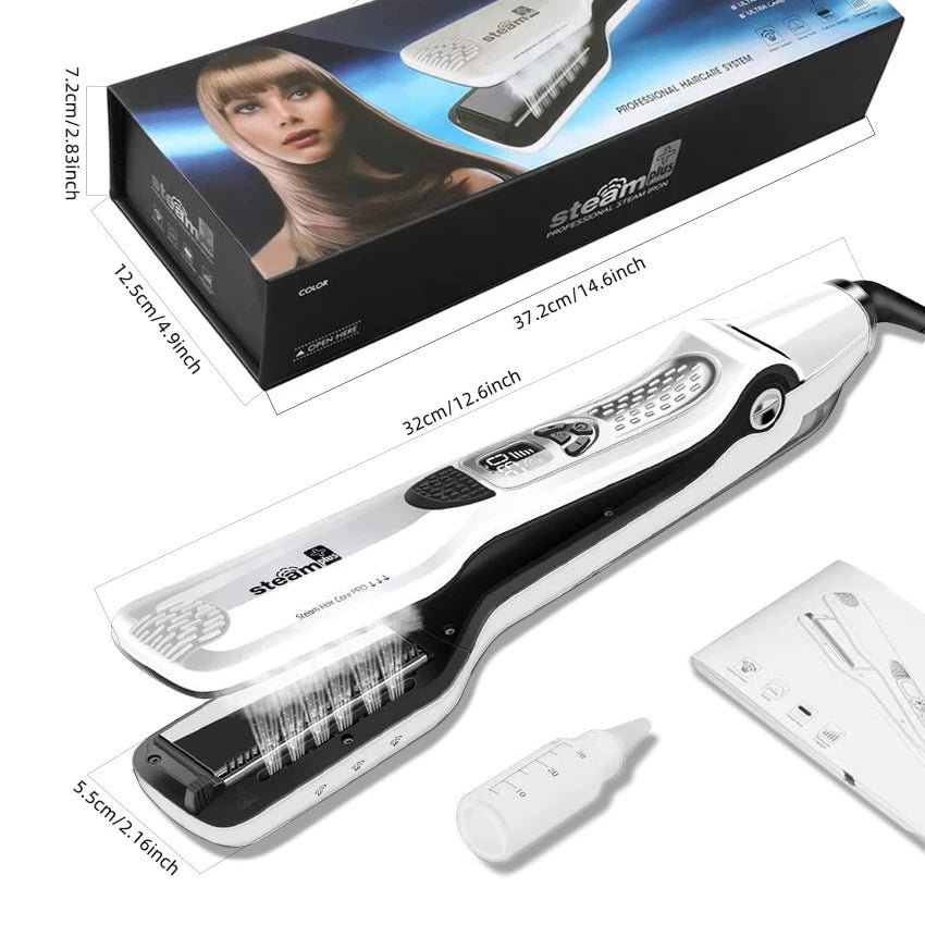 Steam Straightener Multi-function Straight Hair Splint Curling Stick Straight Curling Dual-use Spray Straight Clip