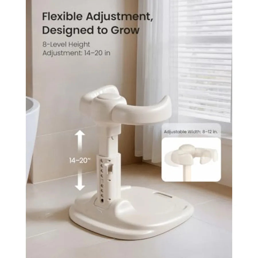 Baby Bath Stand for Babies 6 Months and Up Foldable Baby Shower Stand for Infants and Toddlers Adjustable Baby Shower Standing