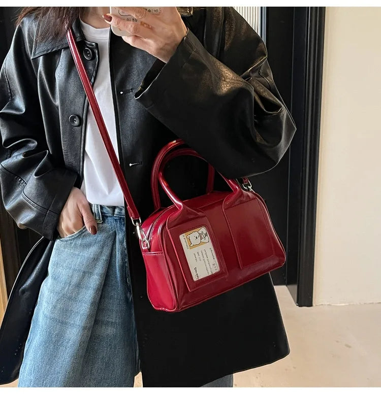 2026 New Y2K Harajuku Shoulder Bag Women Korean Transparent Ita Bag Crossbody Bag Female Japanese Designer Trend Handbag Purse