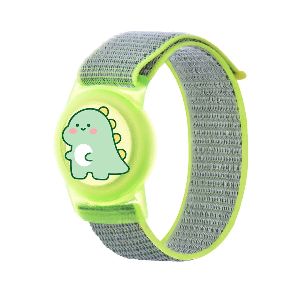 Waterproof Airtag Bracelet for Kids Soft Nylon Hidden Air Tag Wristband Full Cover Lightweight  Band for Toddler Child