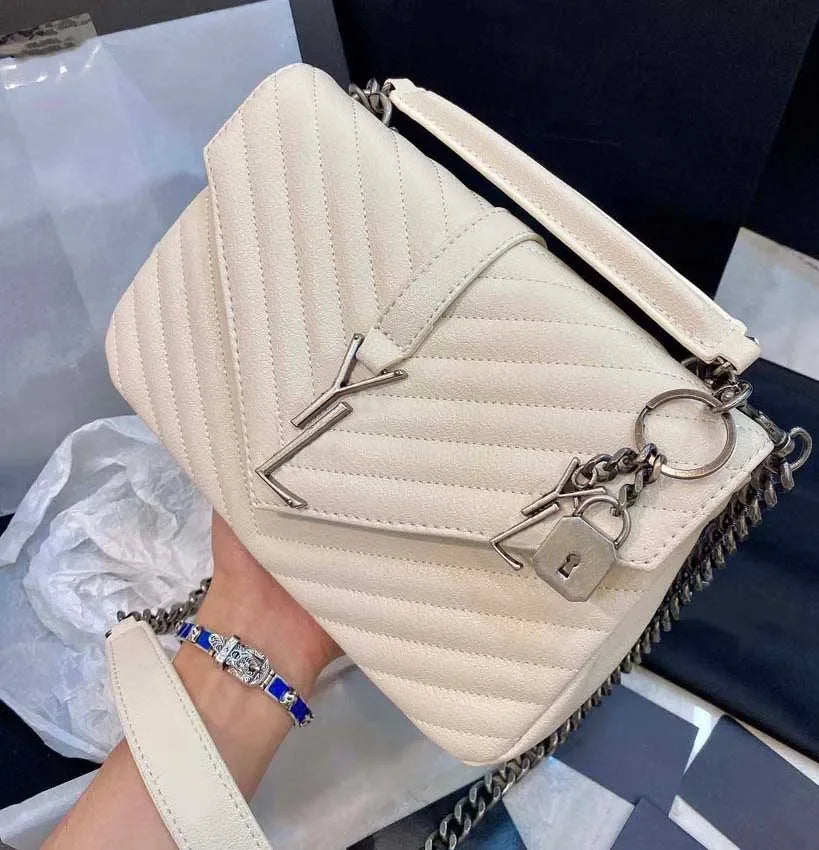 Designer Shoulder Luxury Woman Fashion Handbag Classic Womens Printed Retro Sweet Outdoors Purse Underarm Bag yslbags yslcross b