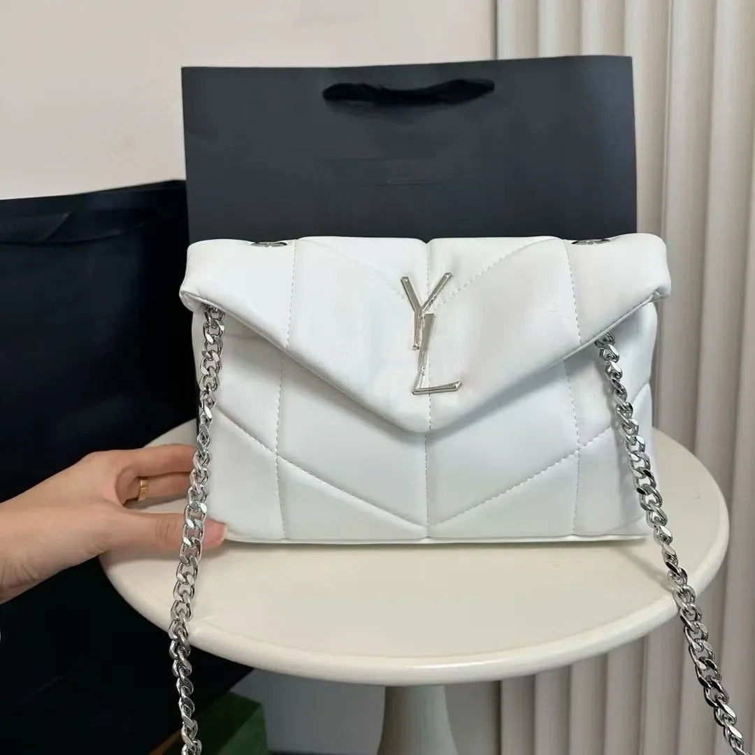 Designer Shoulder Luxury Woman Fashion Handbag Classic Womens Printed Retro Sweet Outdoors Purse Underarm Bag yslbags yslcross b