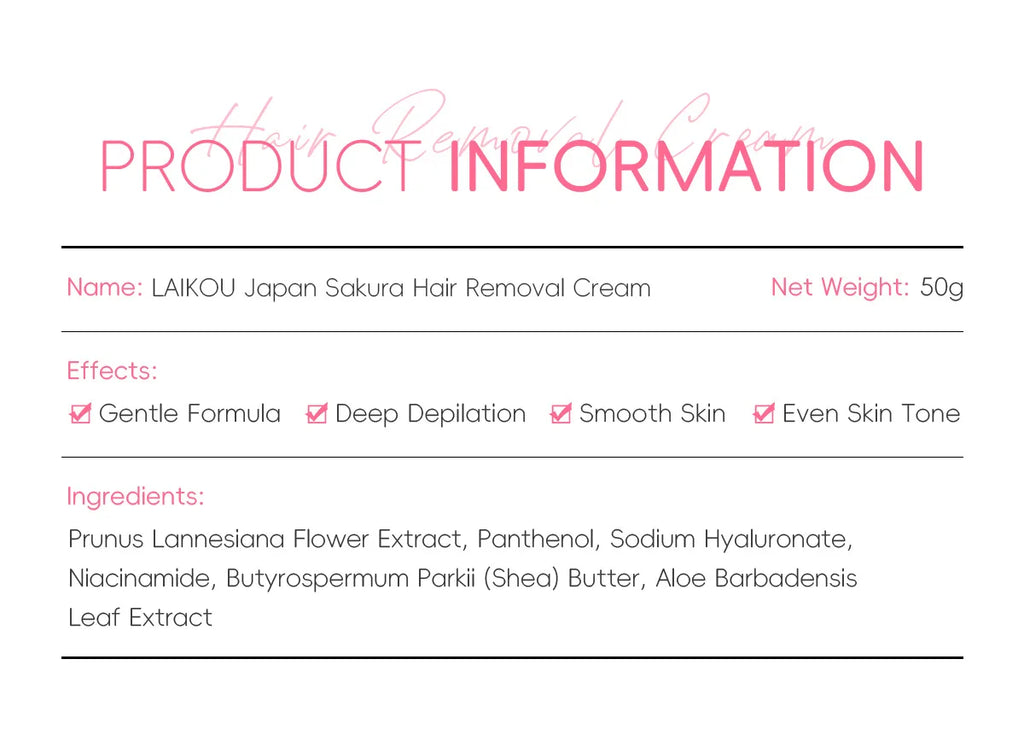 LAIKOU Hair Removal Cream  Intimate Areas Epilator Cream Painless Health Hair Remover Growth Inhibitor Men Woman Body Care 50g