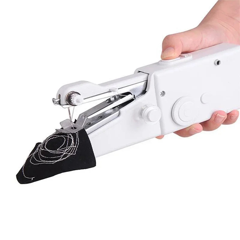 Portable Manual Sewing Machine Handheld Rope-free Electric Quick Build DIY Apparel Supplies Arts Crafts Home Garden Embroidery