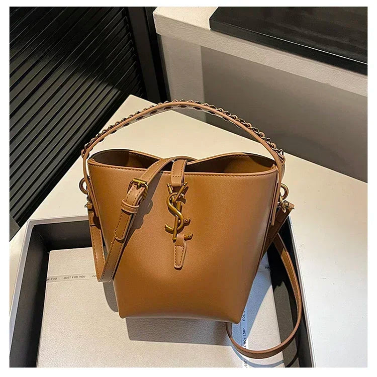 2026 Summer New! Light - Luxury Women's Bucket Bag - High - End Niche Design, Stylish Shoulder Messenger for All Occasions
