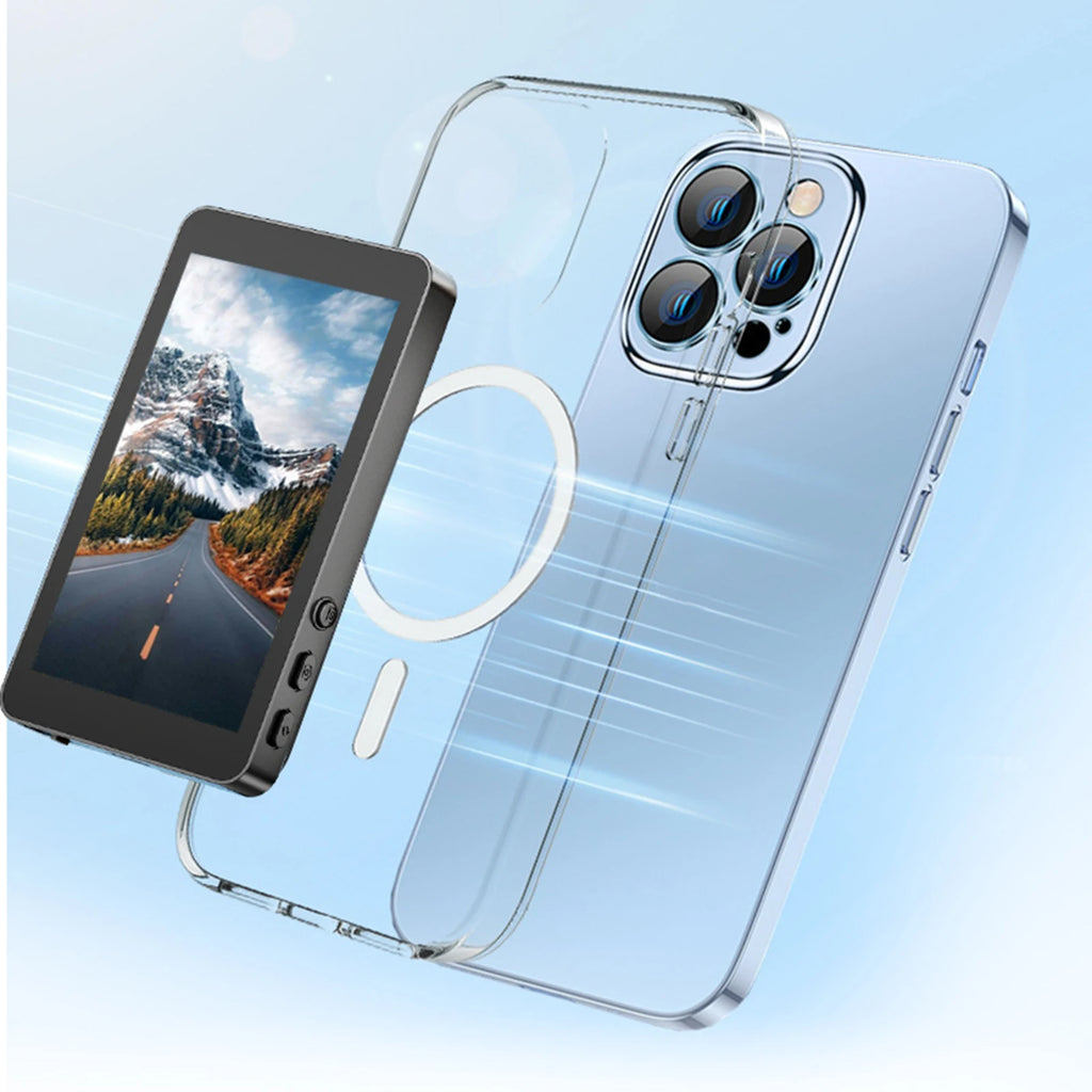 Smartphone Magnetic Monitor Screen Projector Phone Rear Camera Vlog Selfie for Live Stream Video Recording for Android iPhone