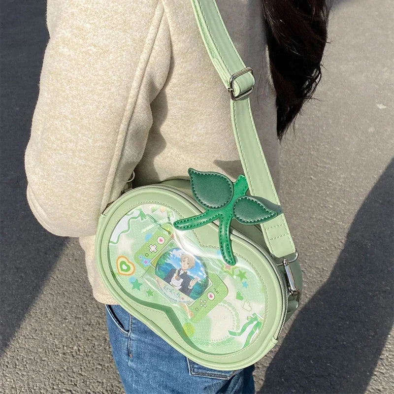 Creative Women's Ita Bag,original Cute Kawaii Ita Backpack,apple Five Pointed Star Street Fashion Harajuku Girl Crossbody Bag