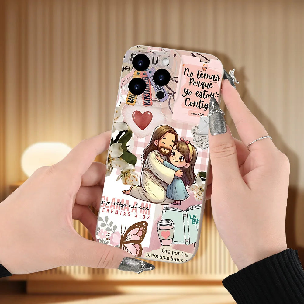 A popular creative phone case with Jesus design, compatible with iPhone 17 16 15 14 13 12 11ProMax Plus