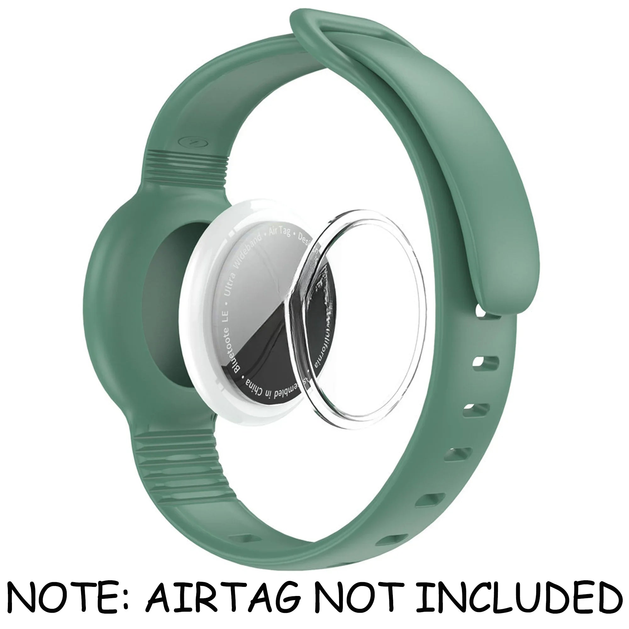 Waterproof Airtag Bracelet for Kids Soft Nylon Hidden Air Tag Wristband Full Cover Lightweight  Band for Toddler Child