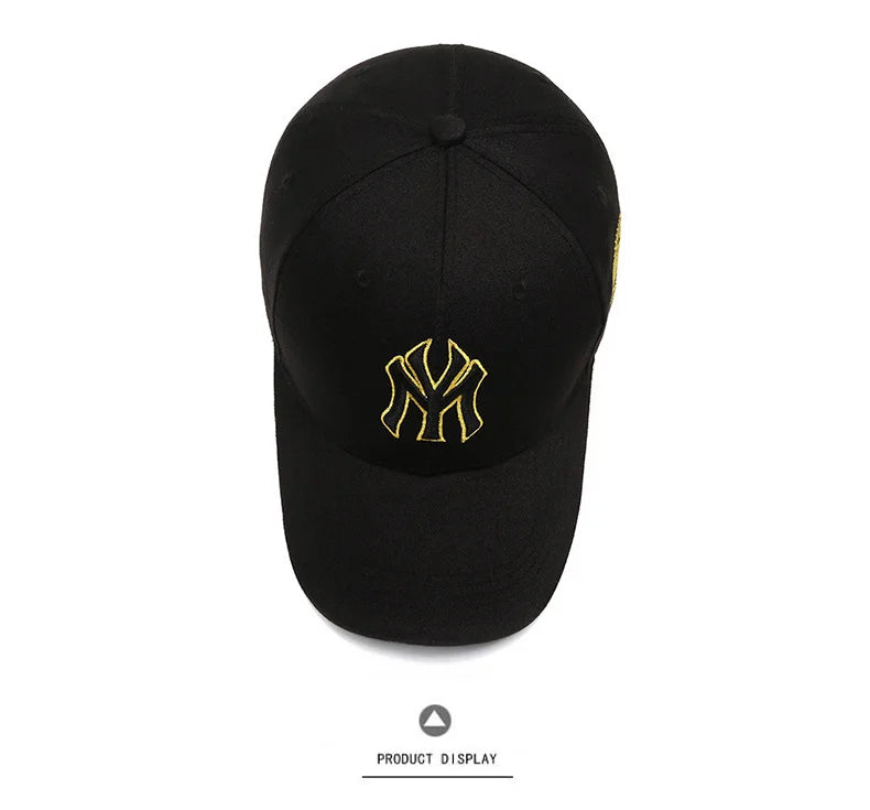 Fashion Letters MY Embroidery Baseball Cap For Women Men Cotton Unisex-Teens Snapback Flat Bill Hip Hop Tide Hats Visors Sun Hat